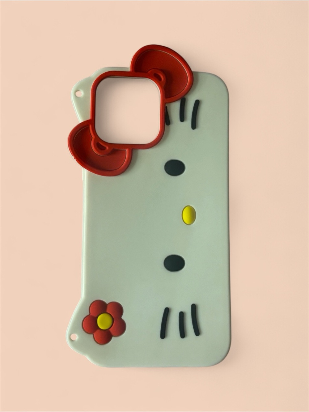 Sanrio White & Red Cute Character Silicone Phone Case
